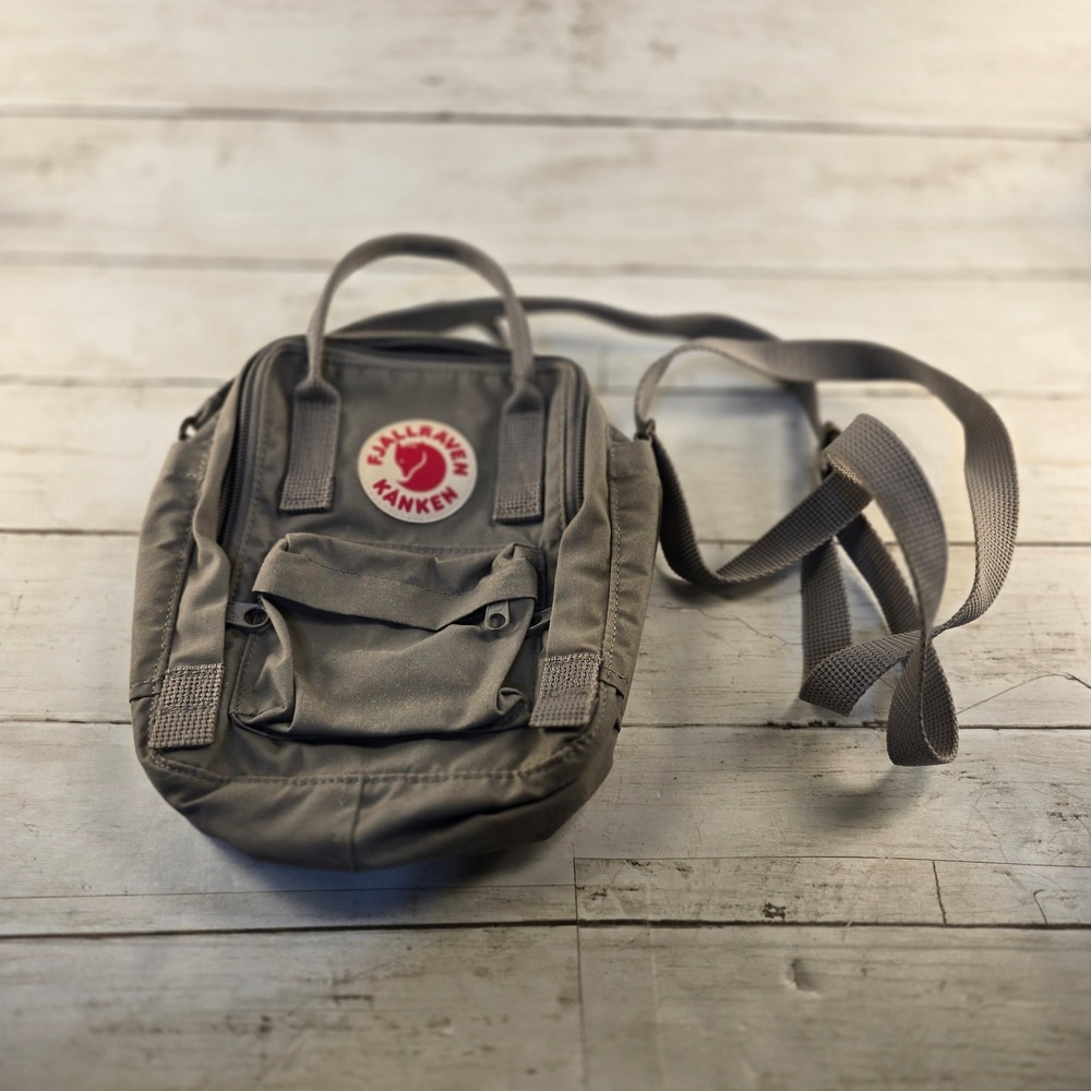 Fjallraven Kanken Sling Crossbody Bag Grey 23797 Vinylon F Shoulder Bag